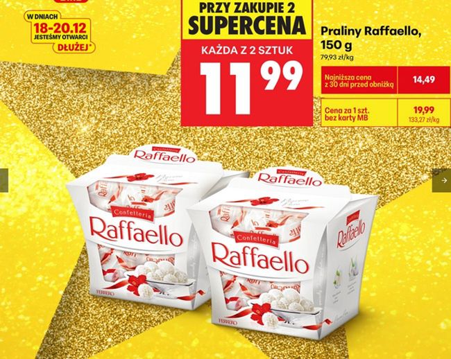 Rafaello w Biedronce