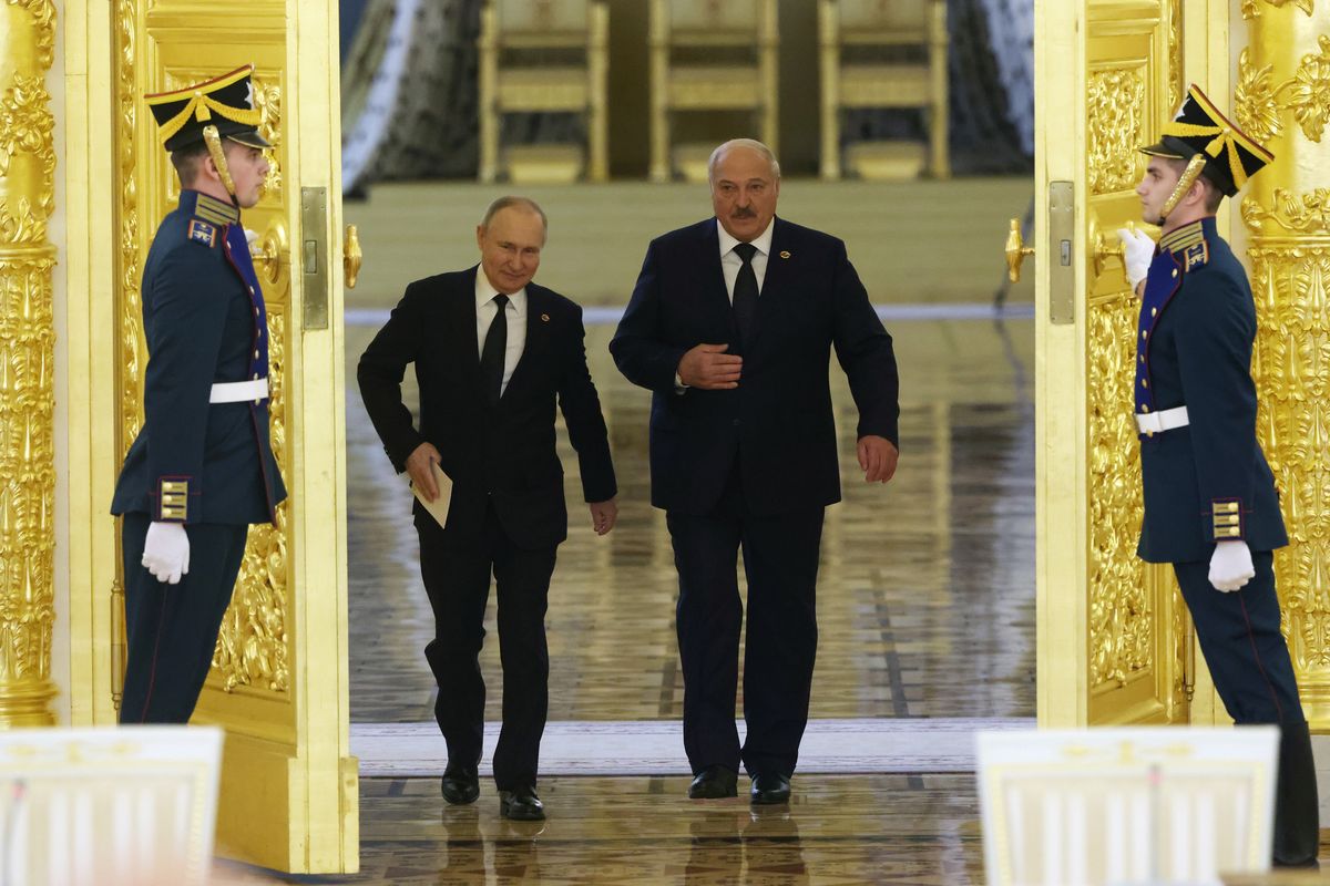 Putin i Łukaszenka na dorocznym posiedzeniu rosyjsko-białoruskiej Najwyższej Rady Państwa