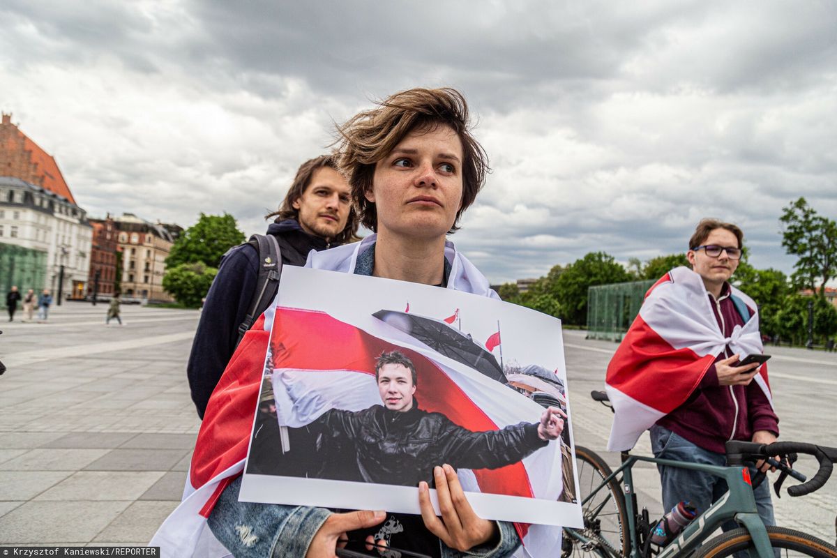 Raman Pratasiewicz zatrzymany. Protest we Wrocławiu