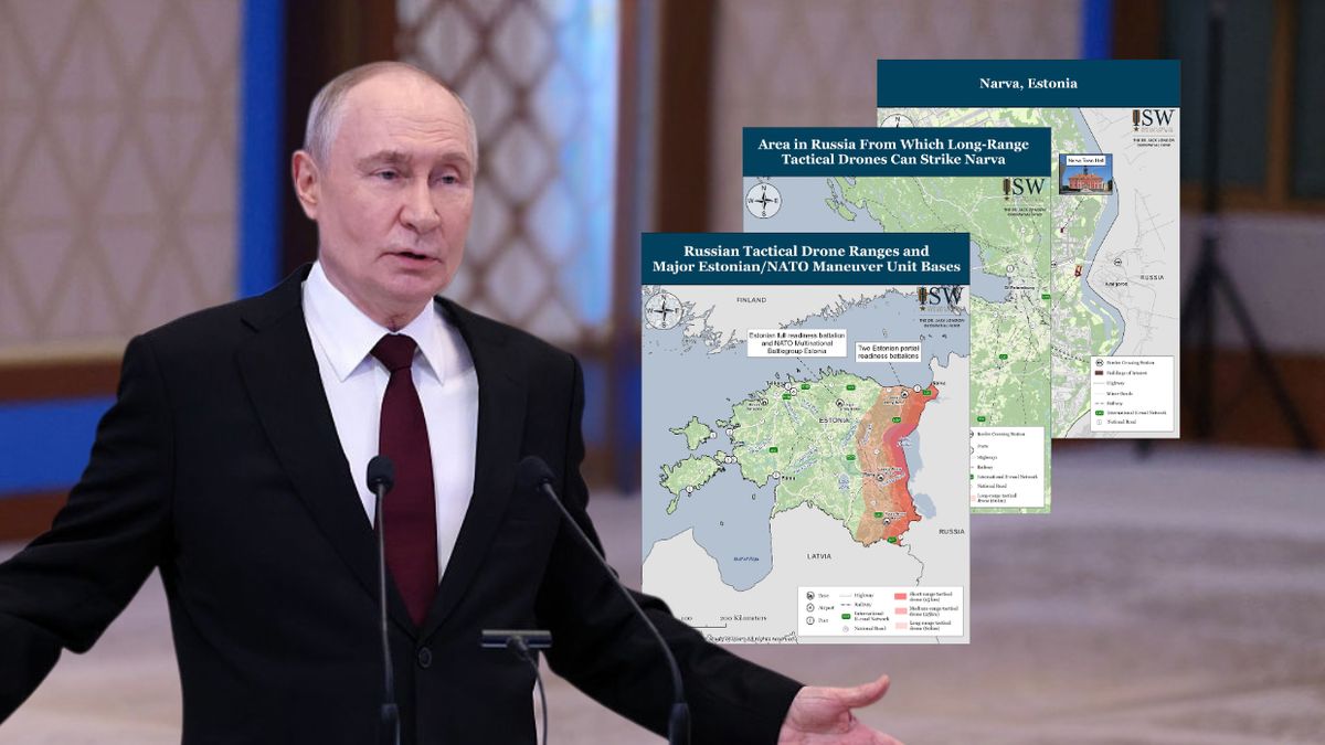 ISW przedstawia plan hipotetycznej inwazji na Narwę