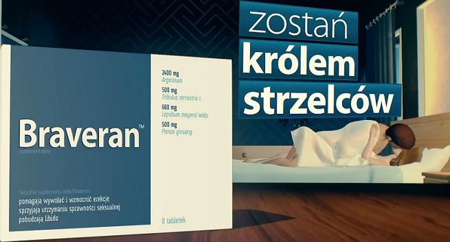 Braveran reklamowany jako pomocnik w strzeleniu gola w sypialni (wideo)
