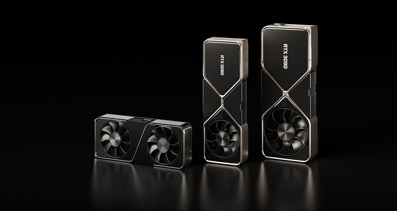 GeForce RTX 3090 i 3080. Szef Nvidii tłumaczy się ze słabej dostępności kart