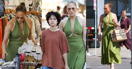 Jennifer Lopez z Emme buszują na pchlim targu (ZDJĘCIA)