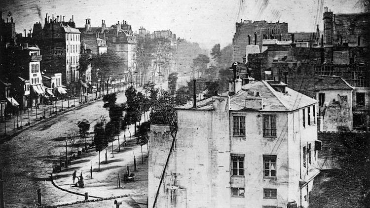 Najstarsza fotografia Paryża jest również pierwszym w historii zdjęciem, na którym widać ludzi 1