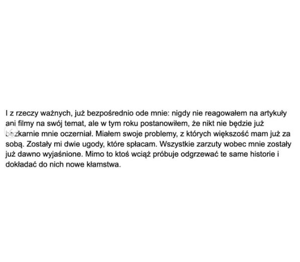 Oświadczenie Żurnalisty