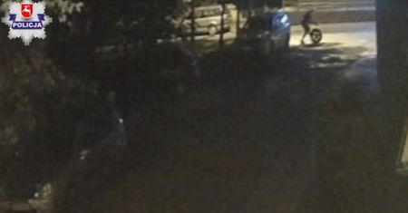 Lublin: Ukradli koło samochodowe. Nagrał ich monitoring