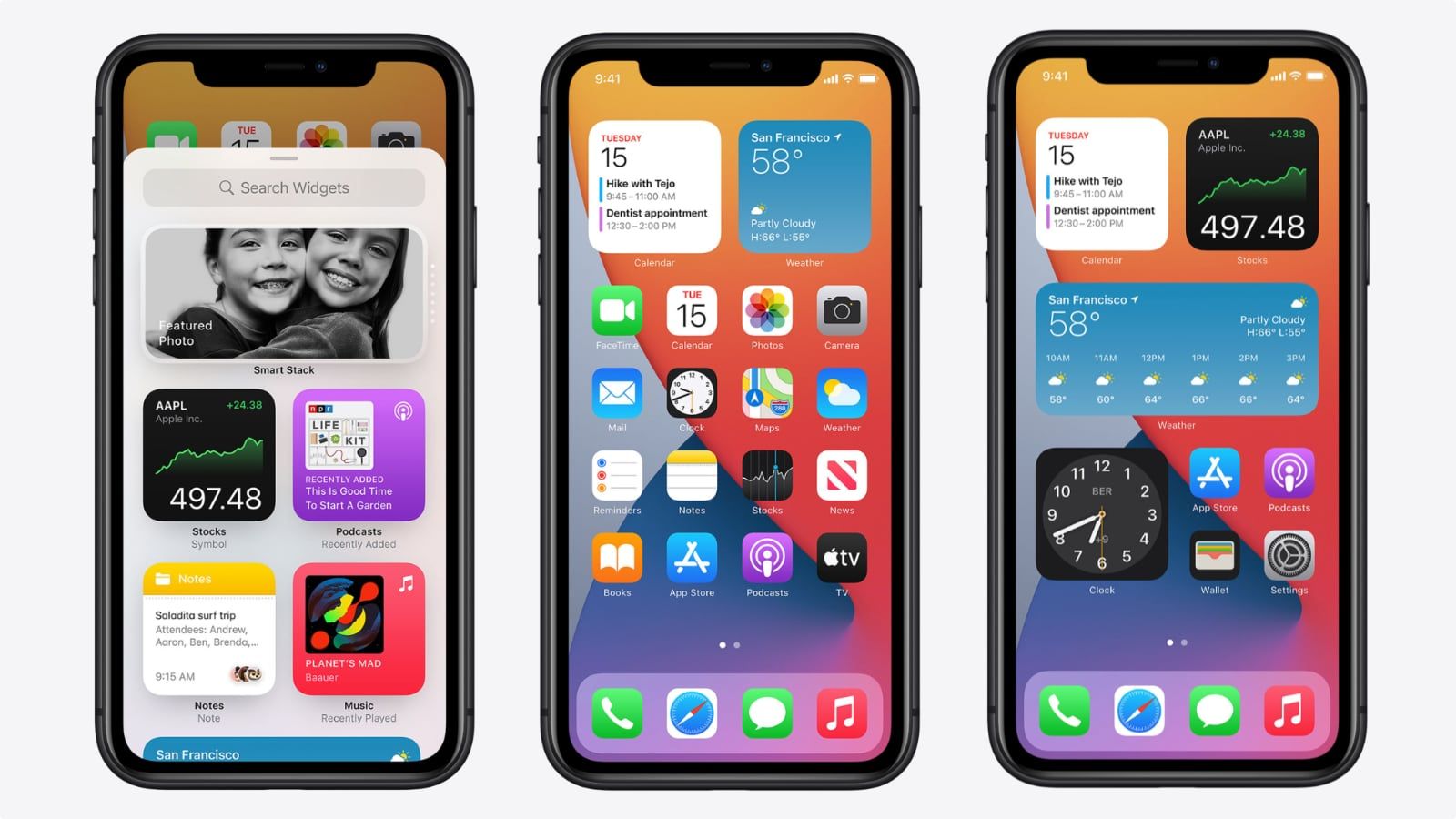 Widżety w iOS 14