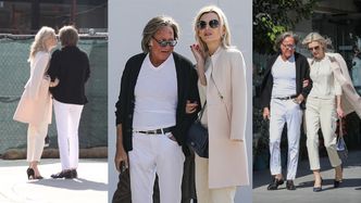 74-letni Mohamed Hadid migdali się z dużo młodszą blond pięknością (ZDJĘCIA)