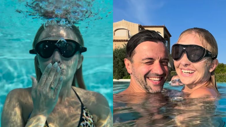 Barbara Kurdej-Szatan w bikini prezentuje podwodne całuski