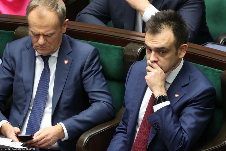 Andrzej Domański i Donald Tusk