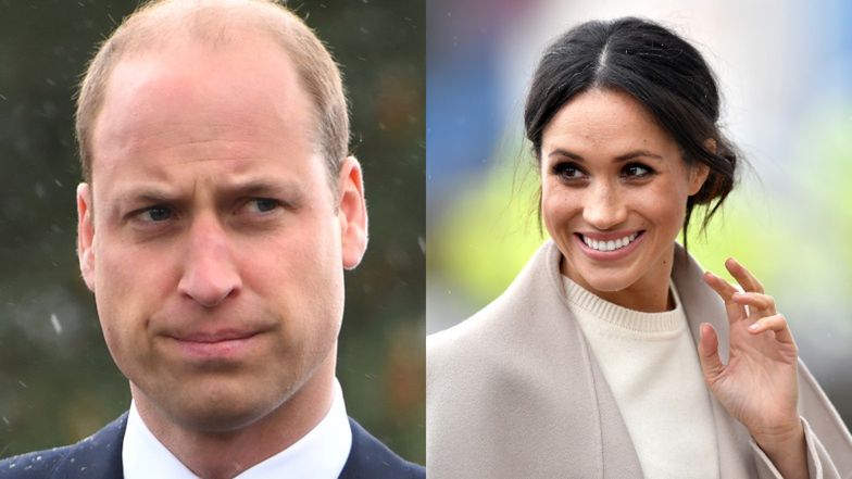 Książę William uciekł przed uściskiem Meghan Markle