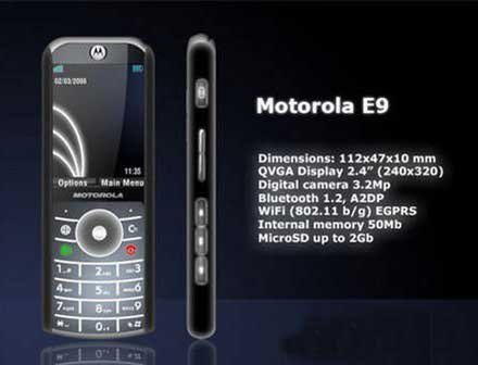 Motorola E9 dojrzana na stronie MSN