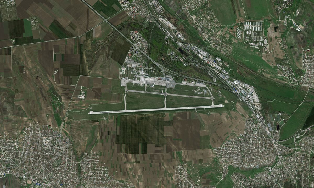 Lotnisko w Kiszyniowie na zdjęciach satelitarnych