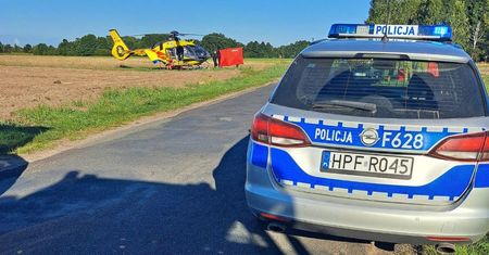 Śmiertelny wypadek z udziałem motocyklisty. Nie żyje 29-latek