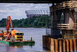 Nietypowa operacja przy remoncie Mostu Łazienkowskiego