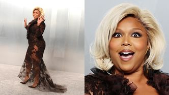 Lżejsza o 30 KILOGRAMÓW Lizzo eksponuje odchudzoną sylwetkę w czarnej firance. Jest efekt wow? (ZDJĘCIA)