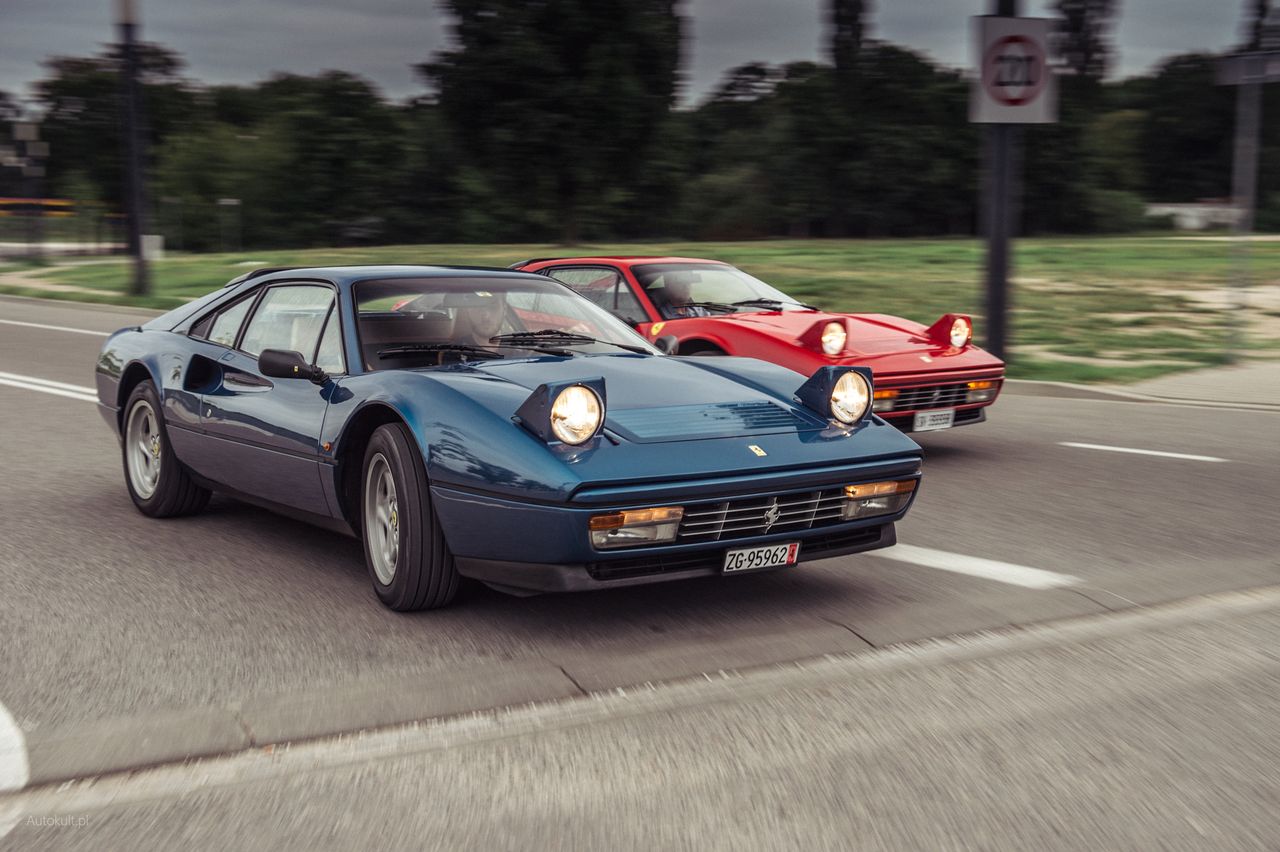 Ferrari 328 GTB (1989) vs Ferrari GTB Turbo (1989) (fot. Błażej Żuławski)