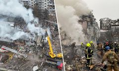 Zniknęło pół bloku. Dramatyczne zdjęcia z Połtawy