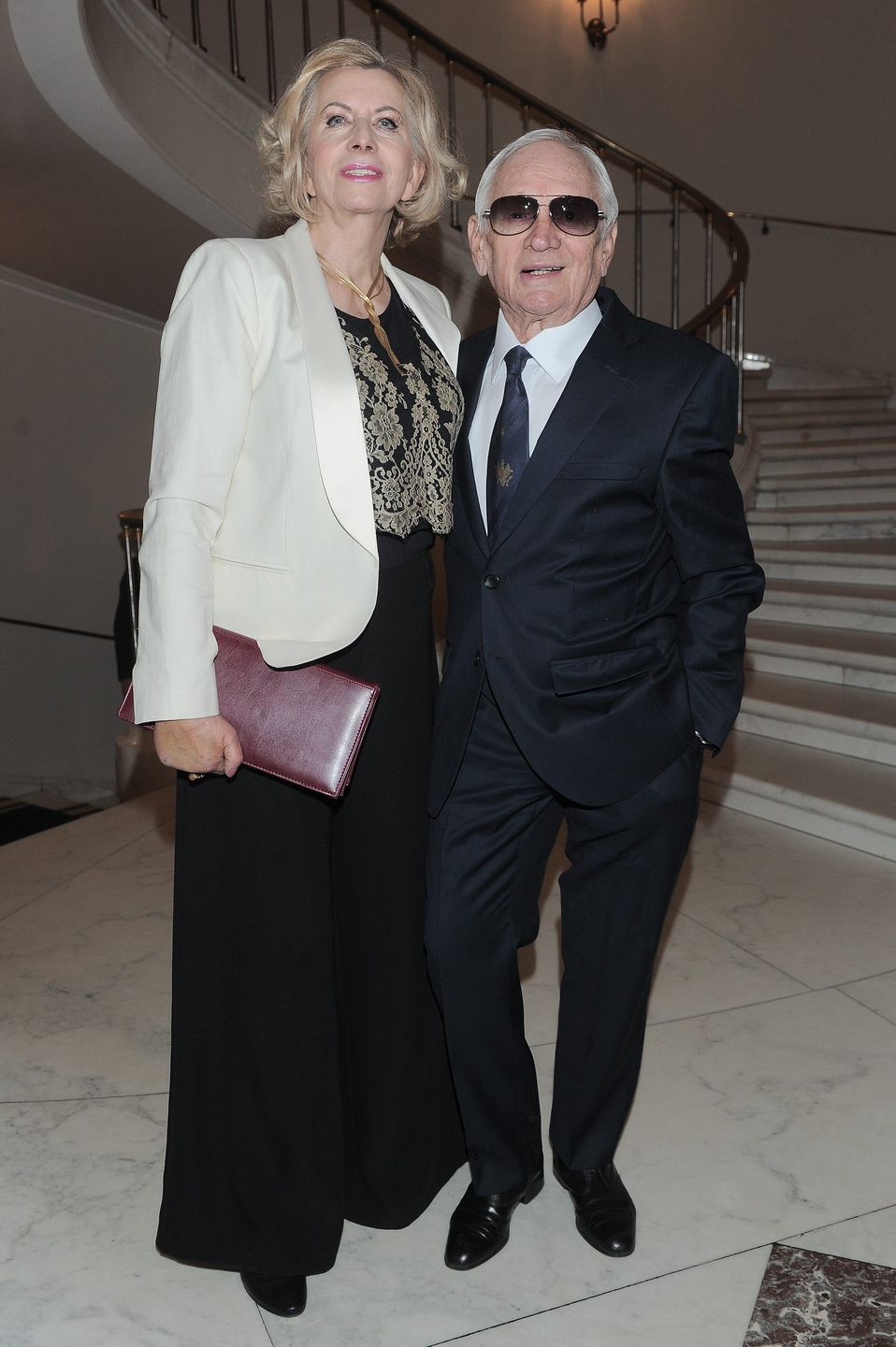 Witold Pyrkosz z żoną Krystyną w 2013 roku