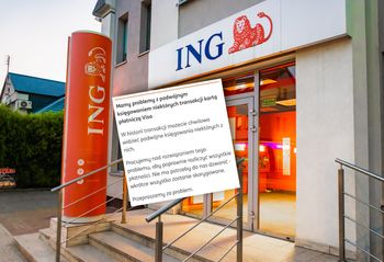ING ma problem z płatnościami. Klienci widzą podwójne transakcje
