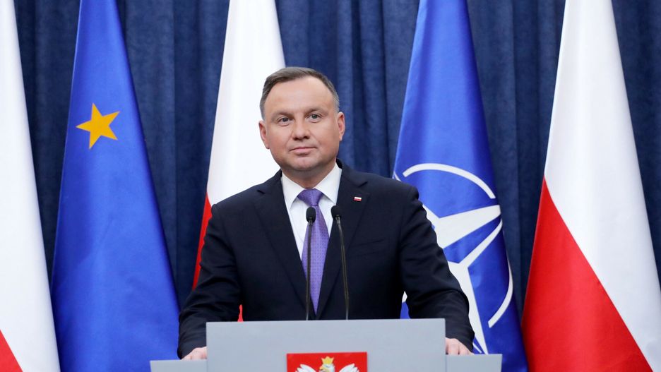 Posiedzenie Rady Bezpiecze?stwa Narodowego
Fot. Beata Zawadzka/East News Warszawa, 02.03.2022. Palac Prezydencki. Wypowiedz Prezydenta RP po posiedzeniu Rady Bezpieczenstwa Narodowego w zwiazku z rosyjska agresja na Ukraine.
N/z: prezydent Andrzej Duda w czasie konferencji prasowe po posiedzeniu.
Beata Zawadzka