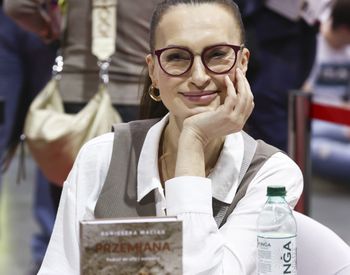 Agnieszka Maciąg na targach w Krakowie. Nic nie wskazywało choroby