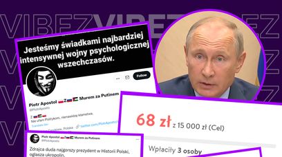 Kremlowski szur, który pasożytuje na zasiłku z MOPS-u, otworzył zbiórkę na Pomagam.pl