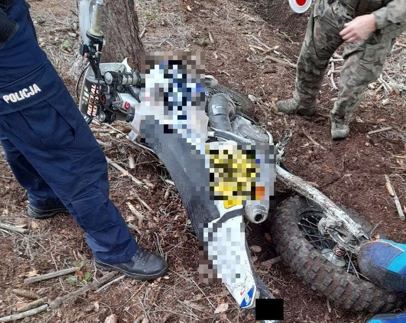 Jelenia Góra. Kolejny crossowiec złapany za niszczenie lasów. Kontrole będą coraz częstsze