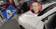 Tak zakończyła jazdę BMW. "Ja chcę policję"