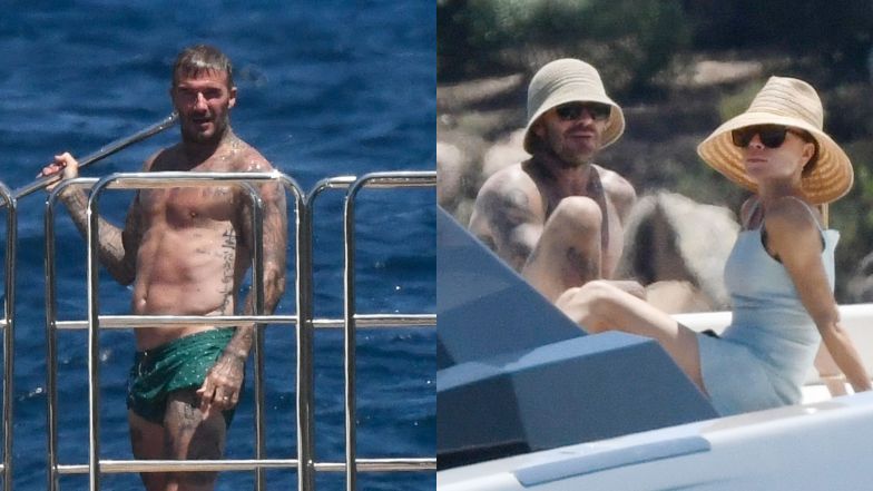 Victoria i David Beckhamowie wypoczywają na jachcie