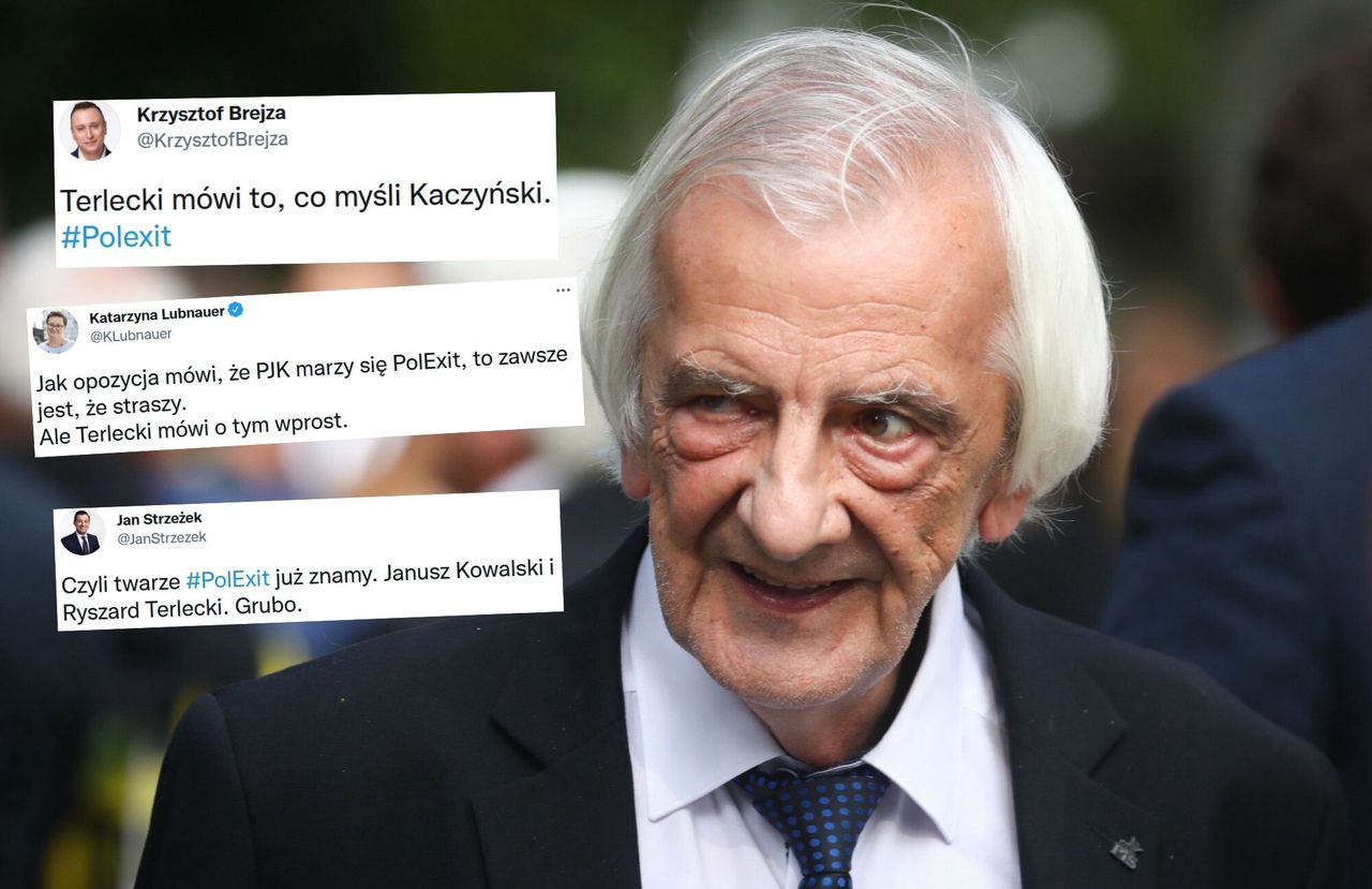 Terlecki sugeruje polexit. Komentarze są bezlitosne: "banda świrów", "zdrada"