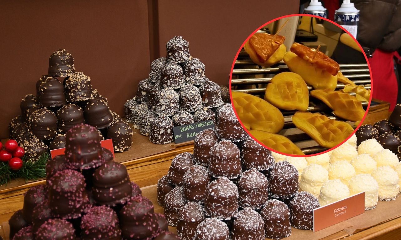 Na tym europejskim jarmarku królują słodkości, ale po polską przekąskę i tak ustawiają się kolejki