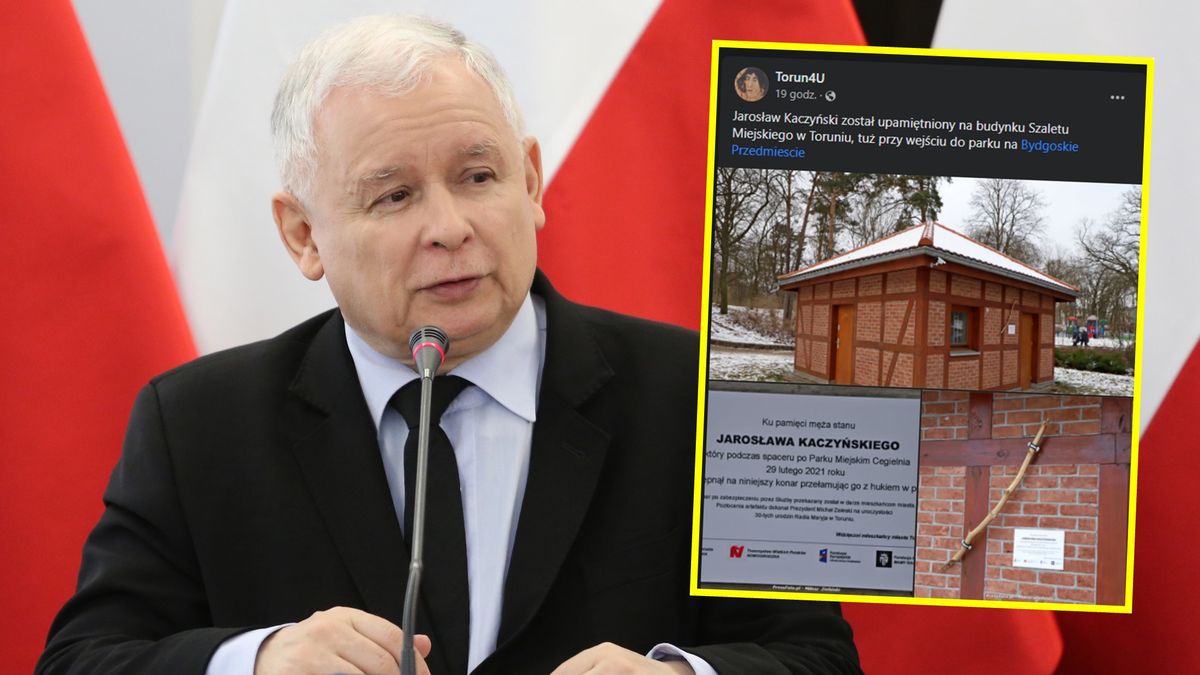 Jarosław Kaczyński został upamiętniony w Toruniu