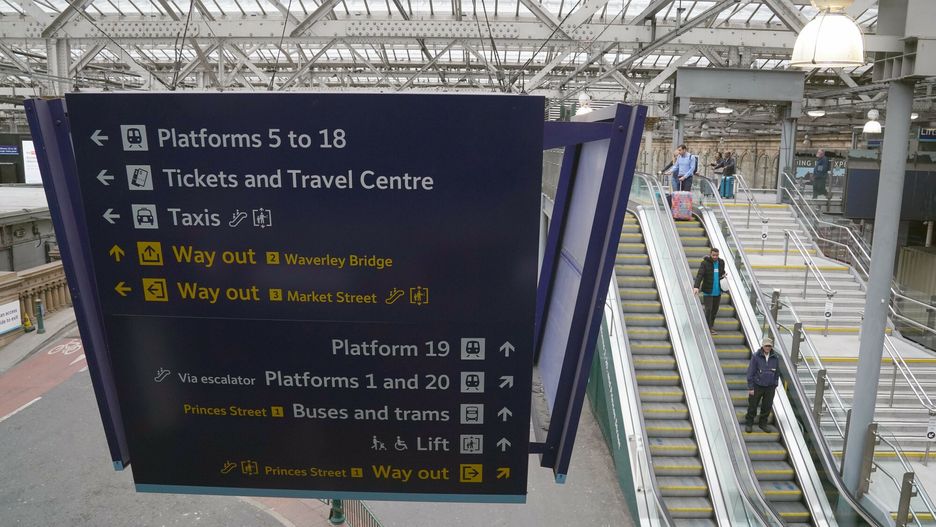 Ewakuowano dworzec w stolicy Szkocji