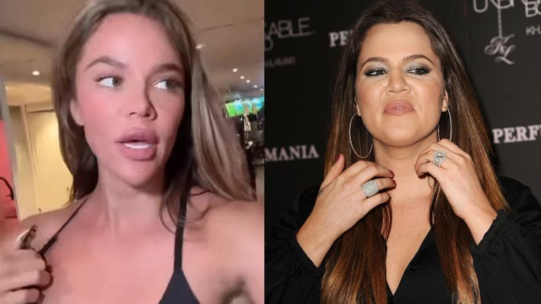 Khloe Kardashian pompuje na siłowni, a fani dopytują: "Tęsknisz za swoją starą twarzą?". Celebrytka zareagowała... (FOTO)