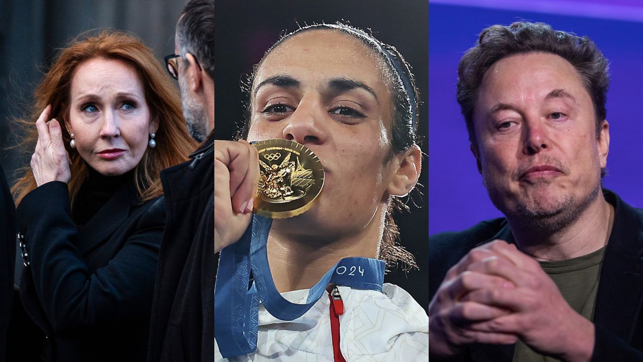 Olympic champion addresses the haters. The list includes Elon Musk and J.K. Rowling, among others.