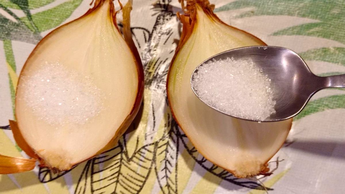 Cebula i cukier w try miga, odświeżą blachy.