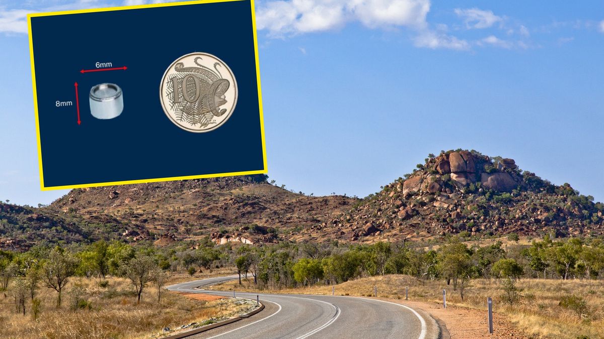 Maleńka kapsuła zaginęła wzdłuż Great Northern Highway w Australii 