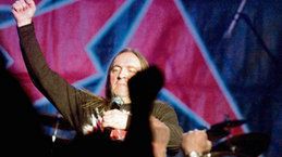 Marek Piekarczyk na kwietniowym koncercie w Wałbrzychu