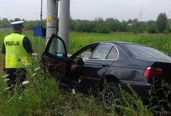 Brawurowa ucieczka BMW w pobliżu Zduńskiej Woli. Po amfetaminie "zarobił" 72 punkty