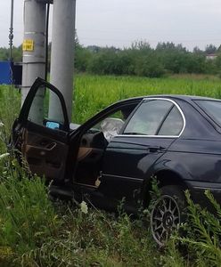 Brawurowa ucieczka BMW w pobliżu Zduńskiej Woli. Po amfetaminie "zarobił" 72 punkty