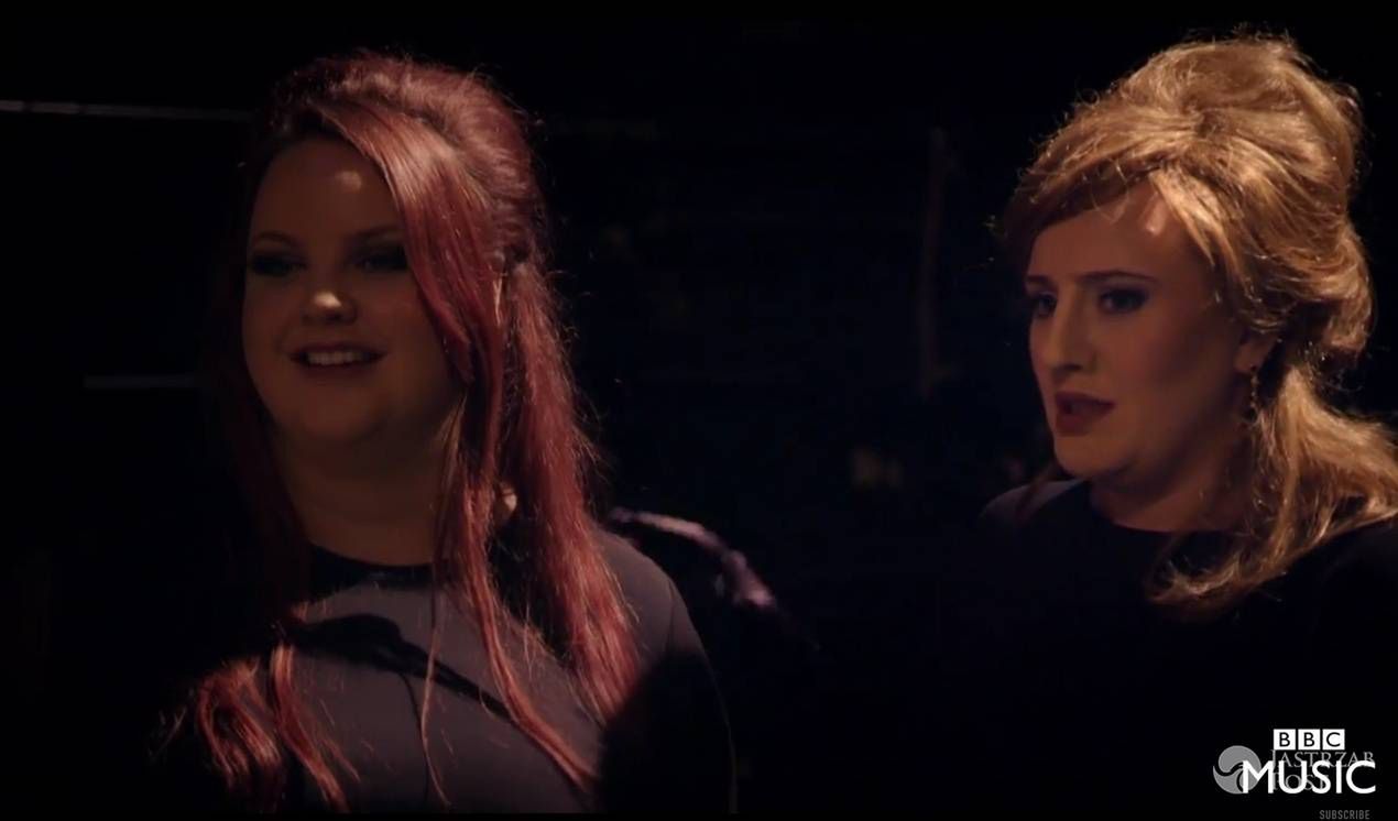Adele podczas konkursu na swojego sobowtóra