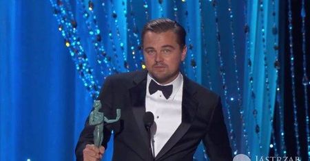Najpierw Złoty Glob, teraz SAG... Tak Leonardo DiCaprio dziękował za kolejną nagrodę w drodze po Oscara 2016