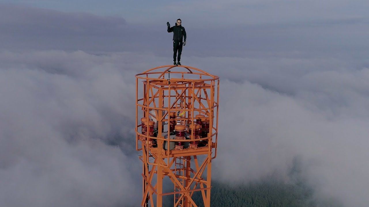 Polski youtuber wspiął się na jedną z najwyższych konstrukcji w Niemczech. Widok zapiera dech w piersiach!