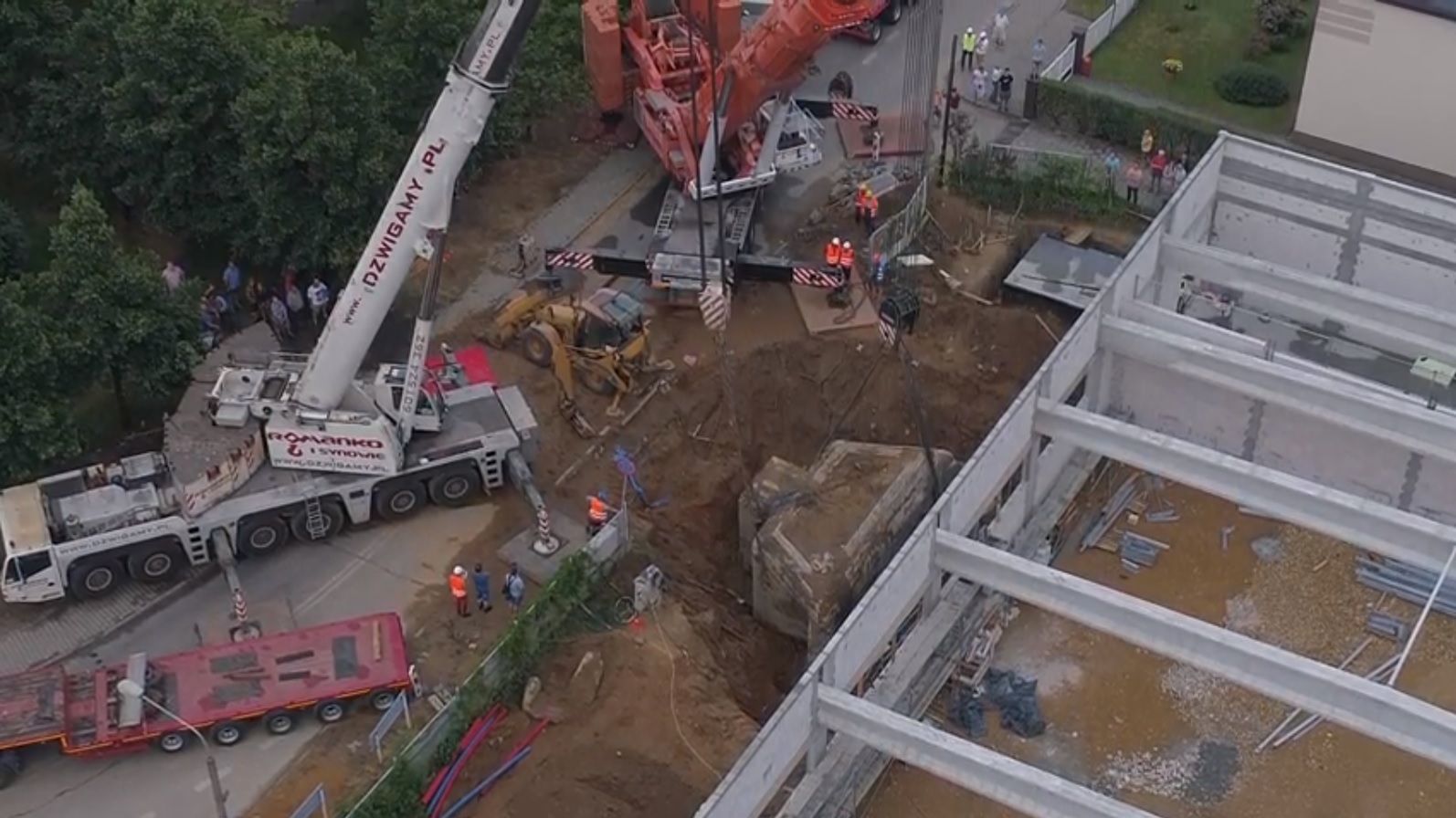 Sieć Aldi przeniosła zabytkowy schron z placu budowy. Będzie atrakcją dla klientów