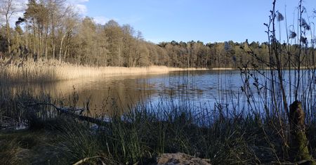 Piękna pogoda nad jeziorami