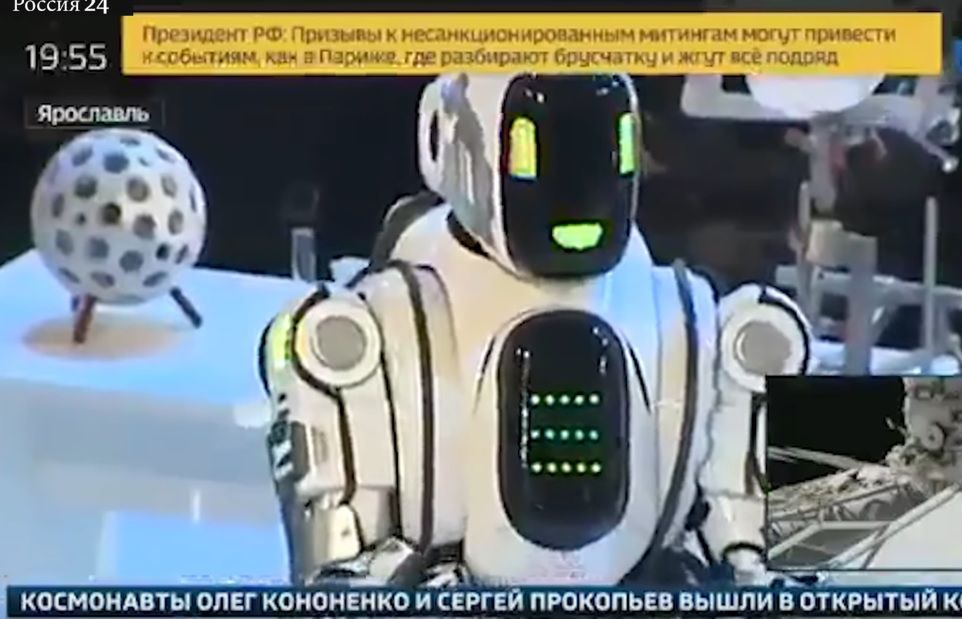 Rosyjski robot zachwycił umiejętnościami. Tylko... to nie był robot