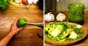 Zielone pesto domowej roboty