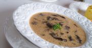 Krem grzybowy z zapiekanym puree ziemniaczanym