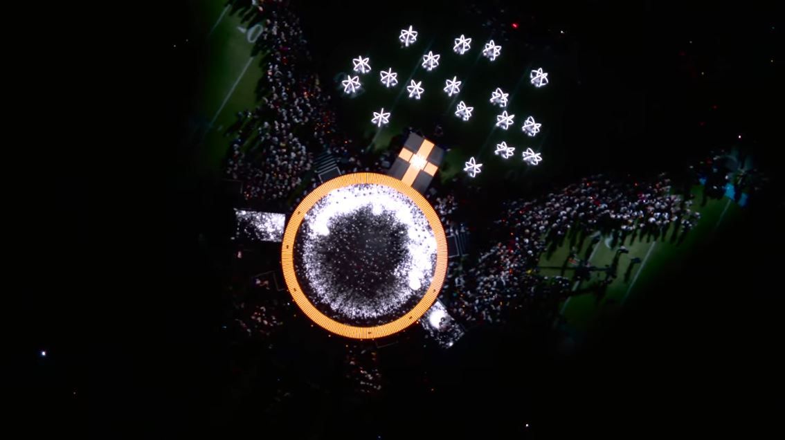 Scena Super Bowl 2020 podczas koncertu Jennifer Lopez 
